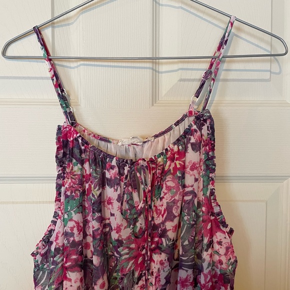 Double Zero brand high low (on the side) summer dress with adjustable straps - Picture 4 of 6